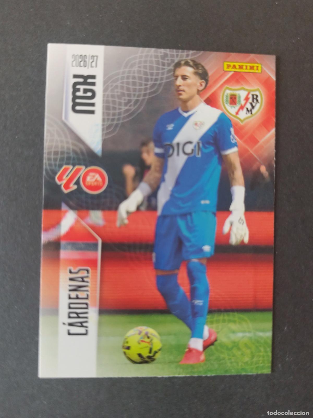 Figurine di Calcio: 291 CARDENAS RAYO VALLECANO MEGACRACKS 2026 2027 26 27