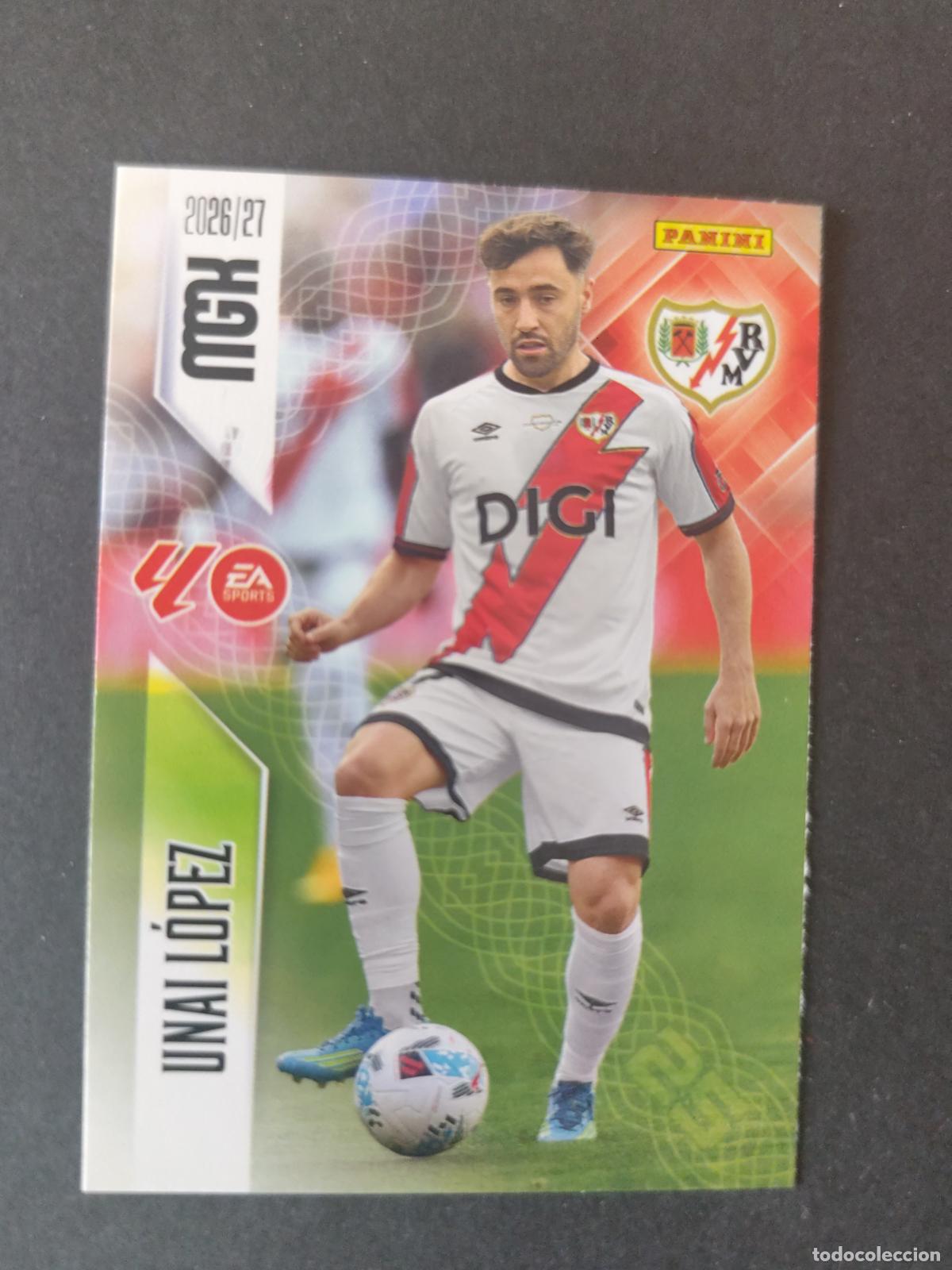 Figurine di Calcio: 301 UNAI L&Oacute;PEZ RAYO VALLECANO MEGACRACKS 2026 2027 26 27