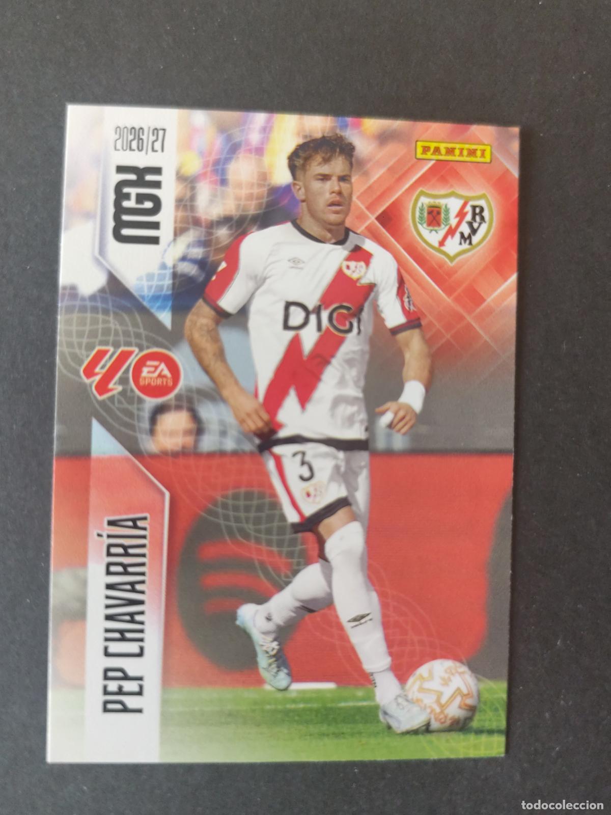 Figurine di Calcio: 297 PEP CHAVARR&Iacute;A RAYO VALLECANO MEGACRACKS 2026 2027 26 27