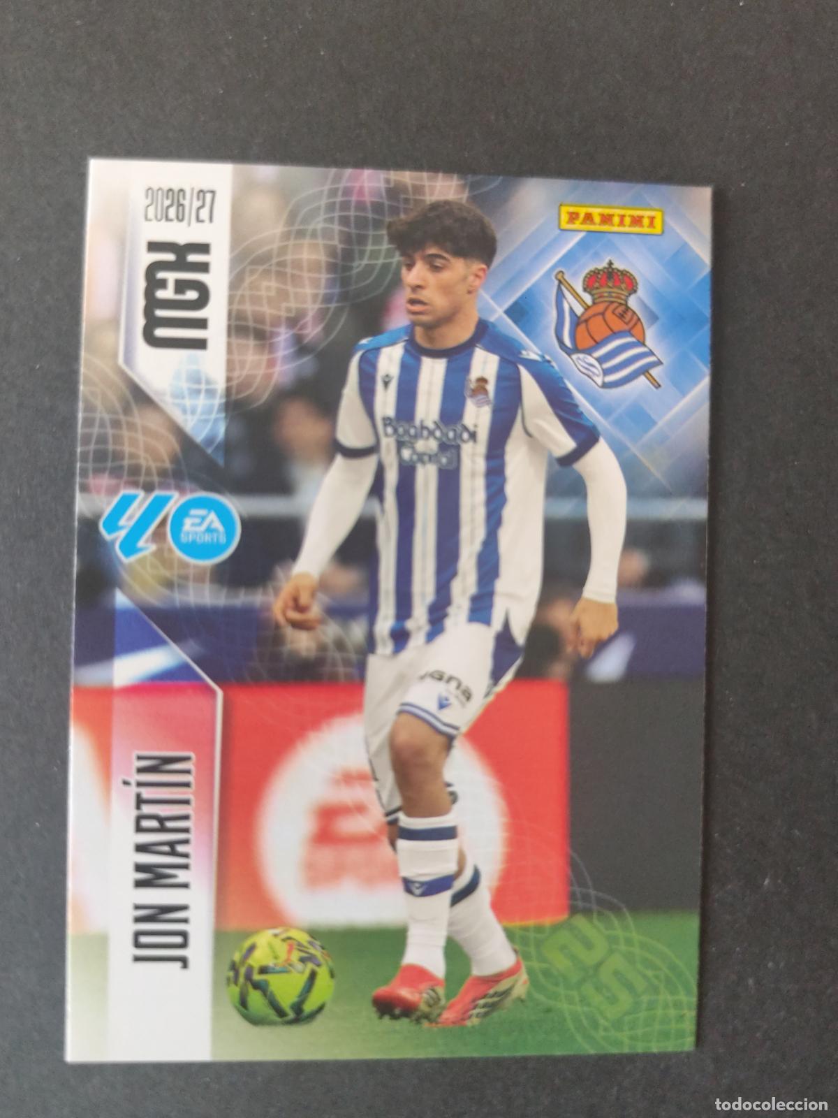 Figurine di Calcio: 311 JON MART&Iacute;N REAL SOCIEDAD MEGACRACKS 2026 2027 26 27