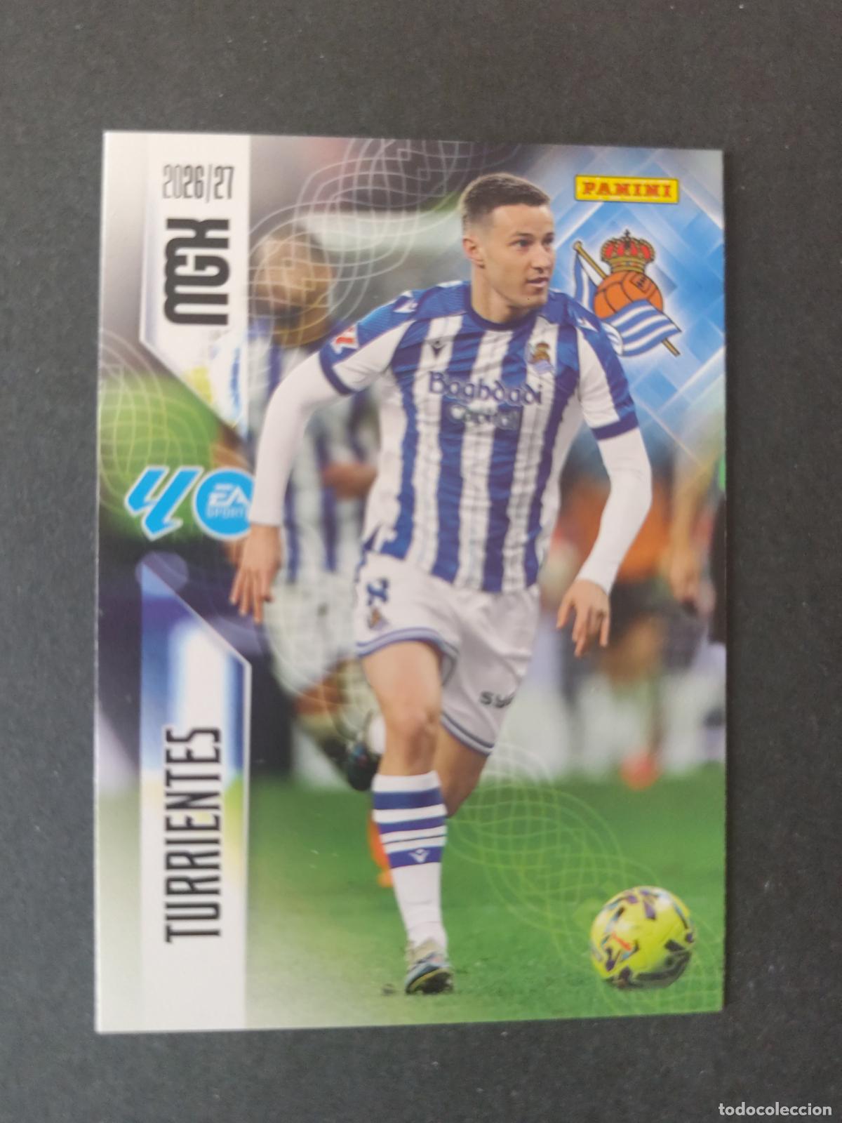 Fu&szlig;ball-Sticker: 316 TURRIENTES REAL SOCIEDAD MEGACRACKS 2026 2027 26 27