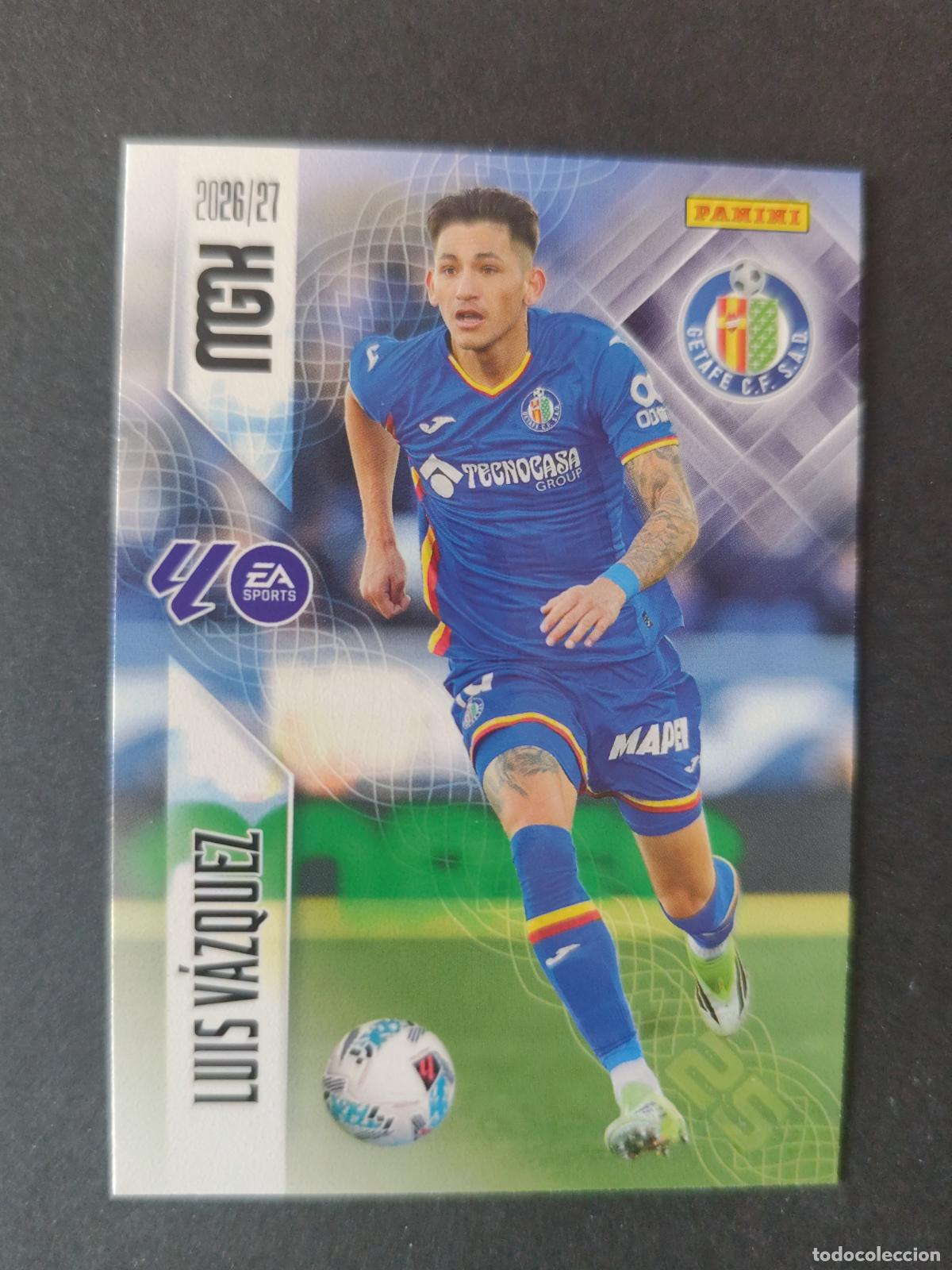 Fu&szlig;ball-Sticker: 196 LUIS V&Aacute;ZQUEZ GETAFE MEGACRACKS 2026 2027 26 27