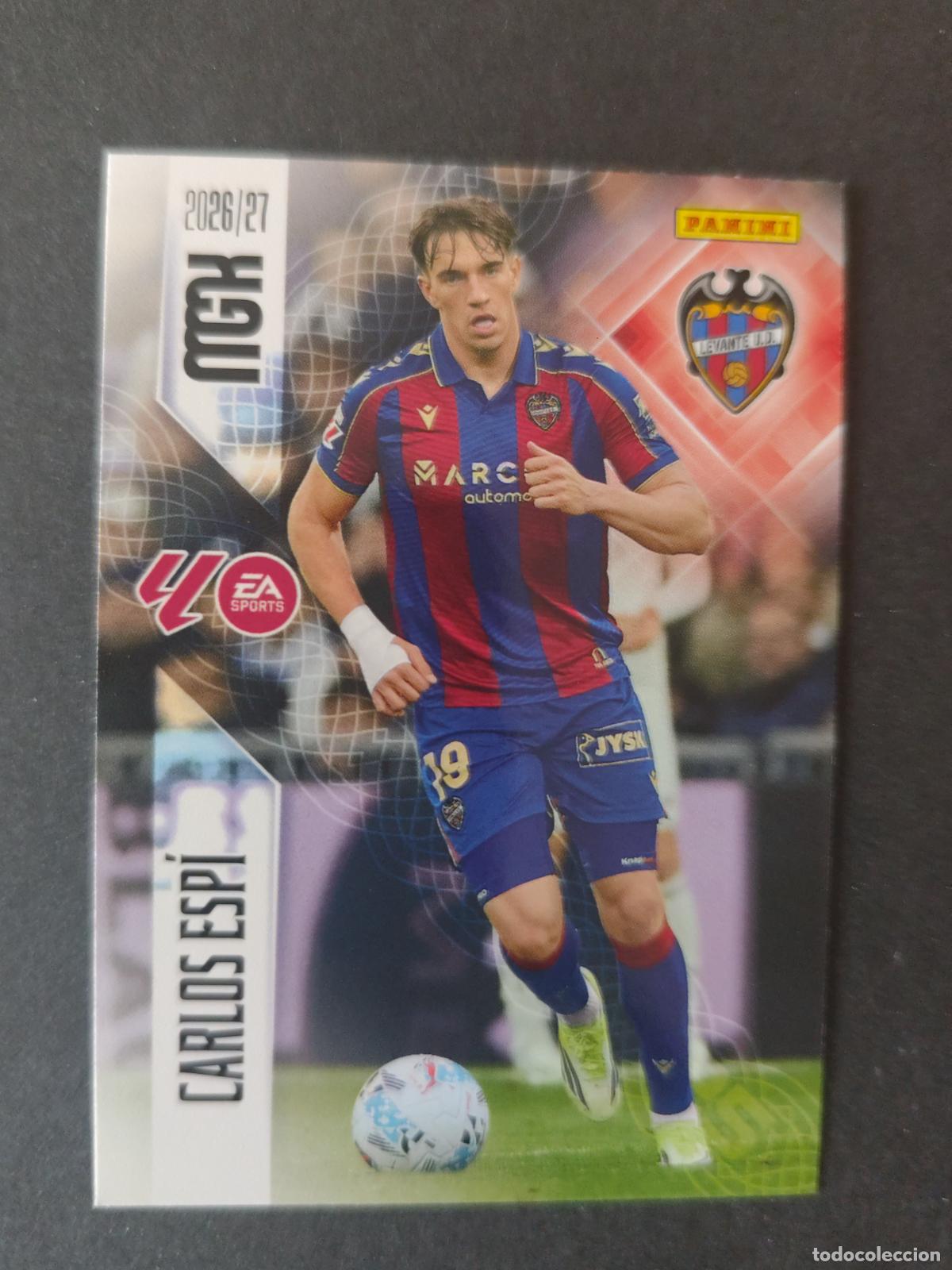 Fu&szlig;ball-Sticker: 215 CARLOS ESP&Iacute; LEVANTE MEGACRACKS 2026 2027 26 27
