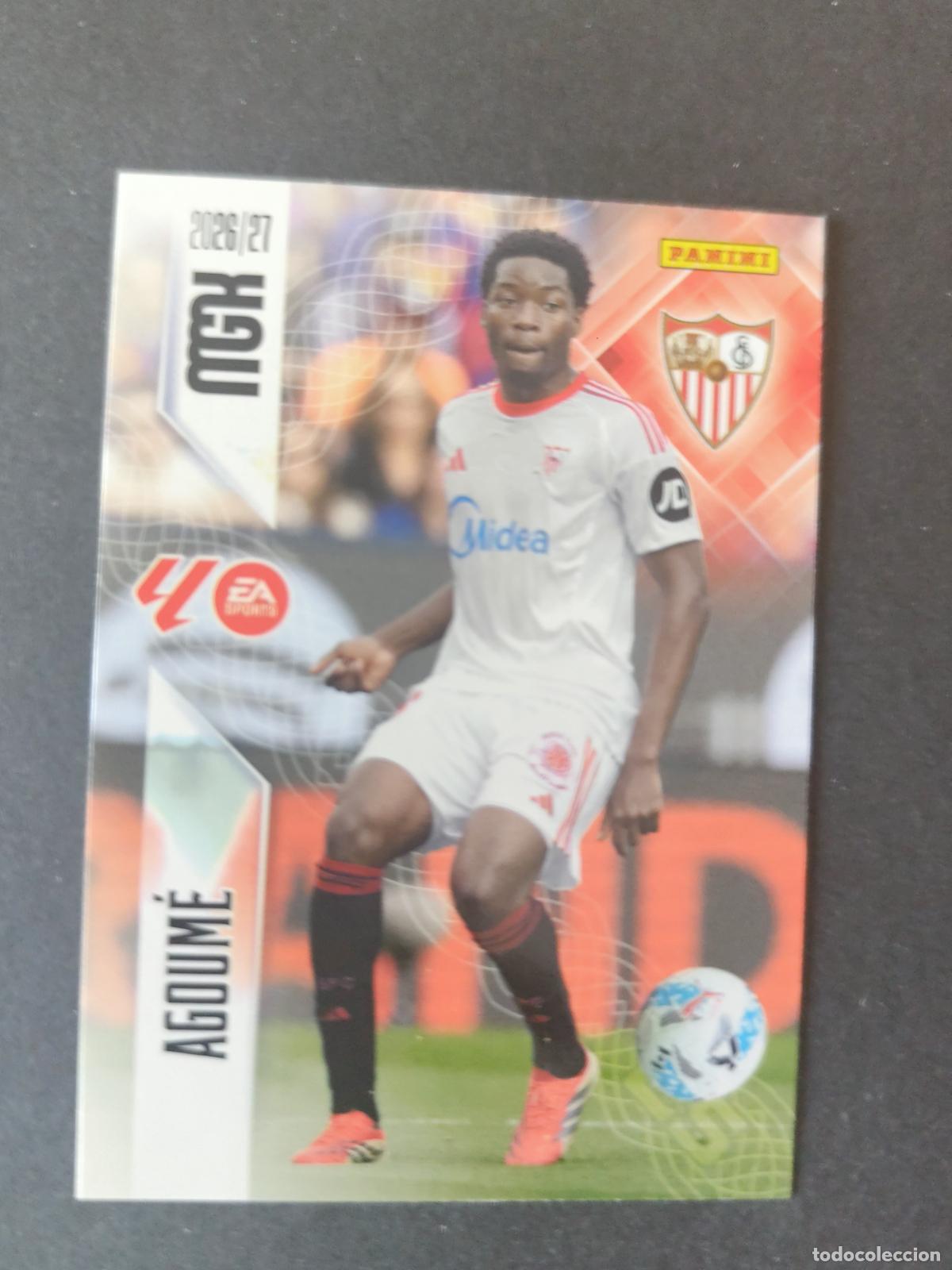 Football Stickers: 335 AGOUM&Eacute; SEVILLA MEGACRACKS 2026 2027 26 27