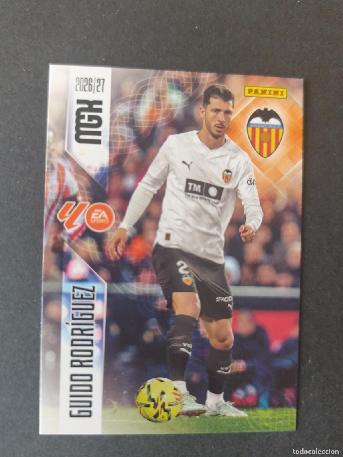 Cromos de Futebol: 353 GUIDO RODR&Iacute;GUEZ VALENCIA MEGACRACKS 2026 2027 26 27