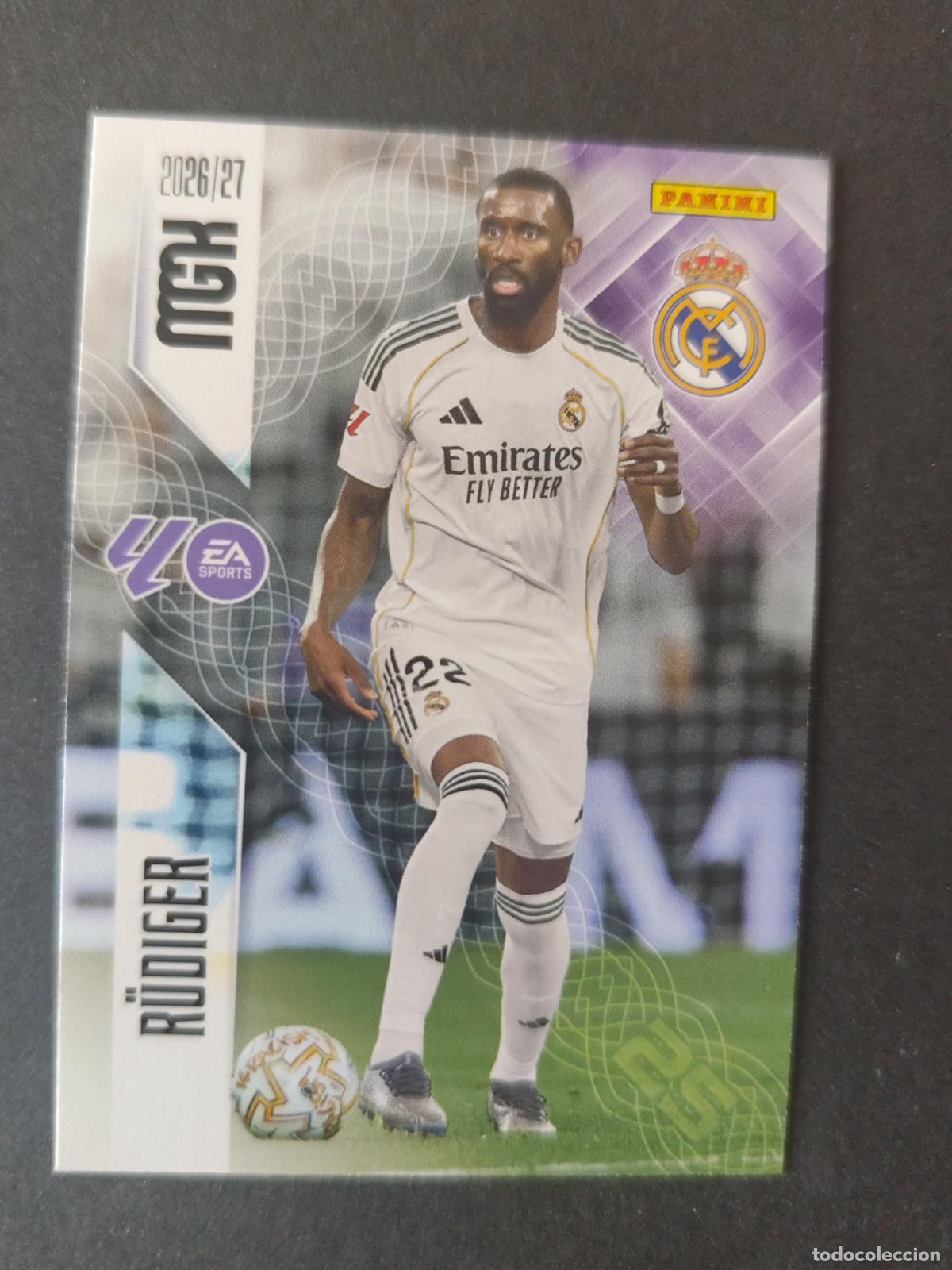 Cromos de Futebol: 223 R&Uuml;DIGER REAL MADRID MEGACRACKS 2026 2027 26 27