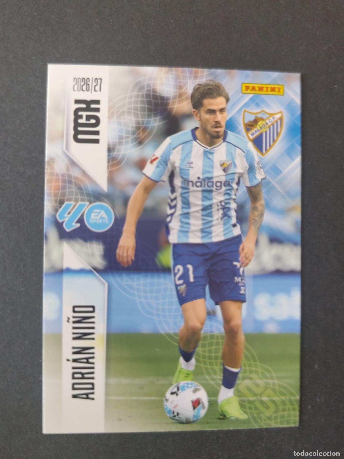 Cromos de Futebol: 250 ADRI&Aacute;N NI&Ntilde;O M&Aacute;LAGA MEGACRACKS 2026 2027 26 27