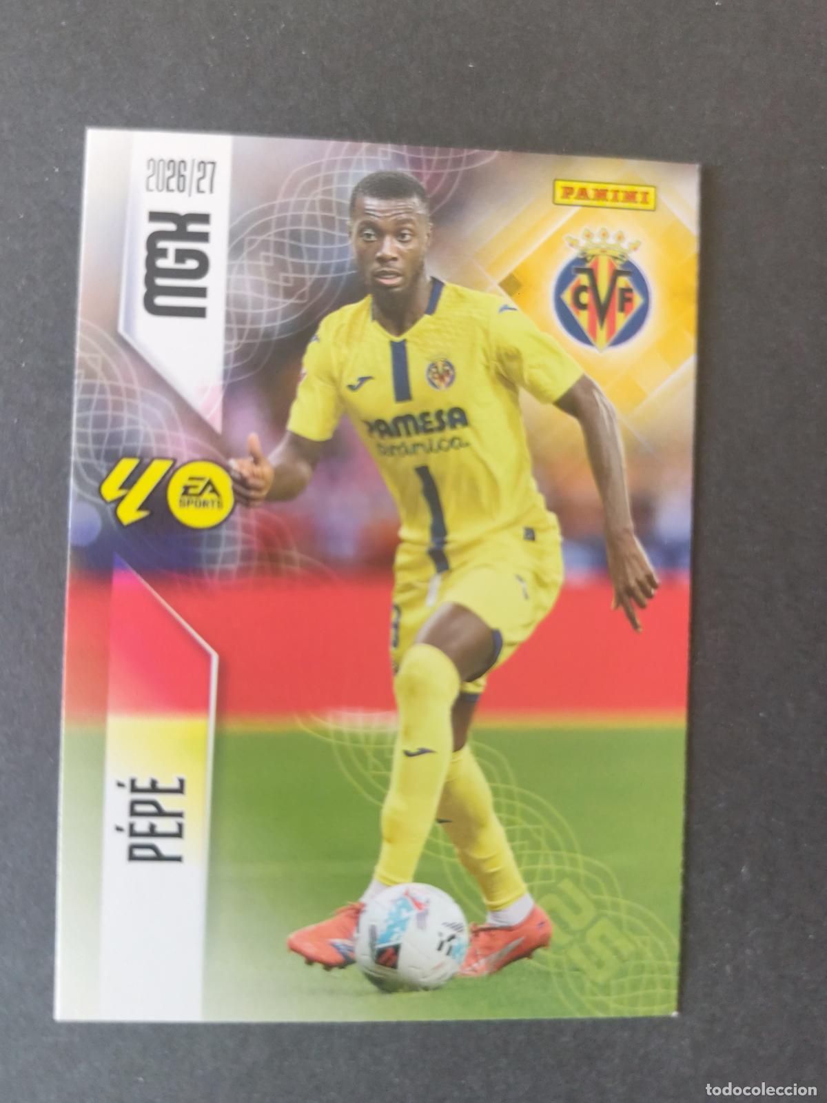 Football Stickers: 375 P&Eacute;P&Eacute; VILLARREAL MEGACRACKS 2026 2027 26 27