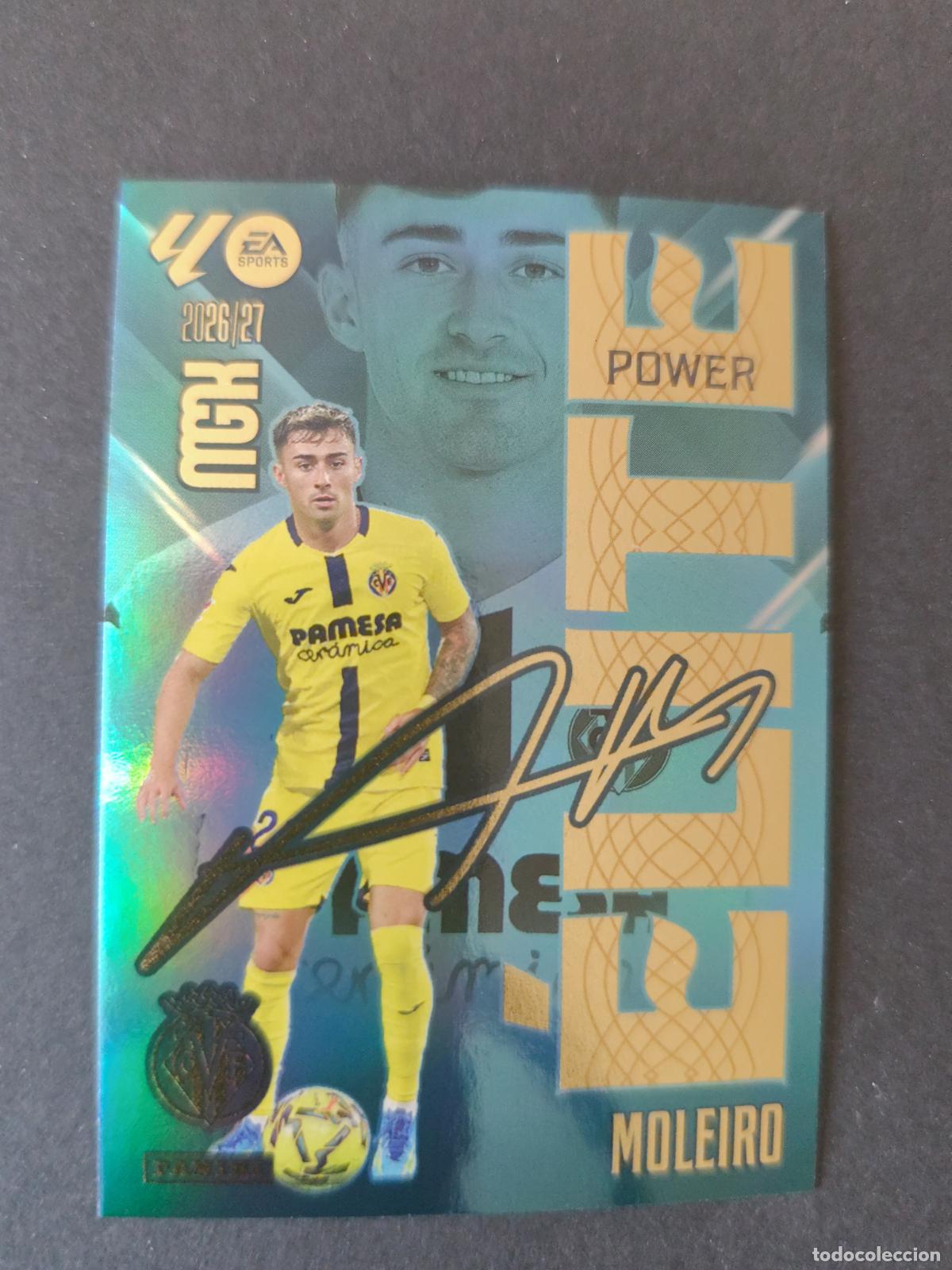Figurine di Calcio: P11 11P MOLEIRO VILLARREAL CF &Eacute;LITE POWER FIRMA MEGACRACKS 2026 2027 26 27