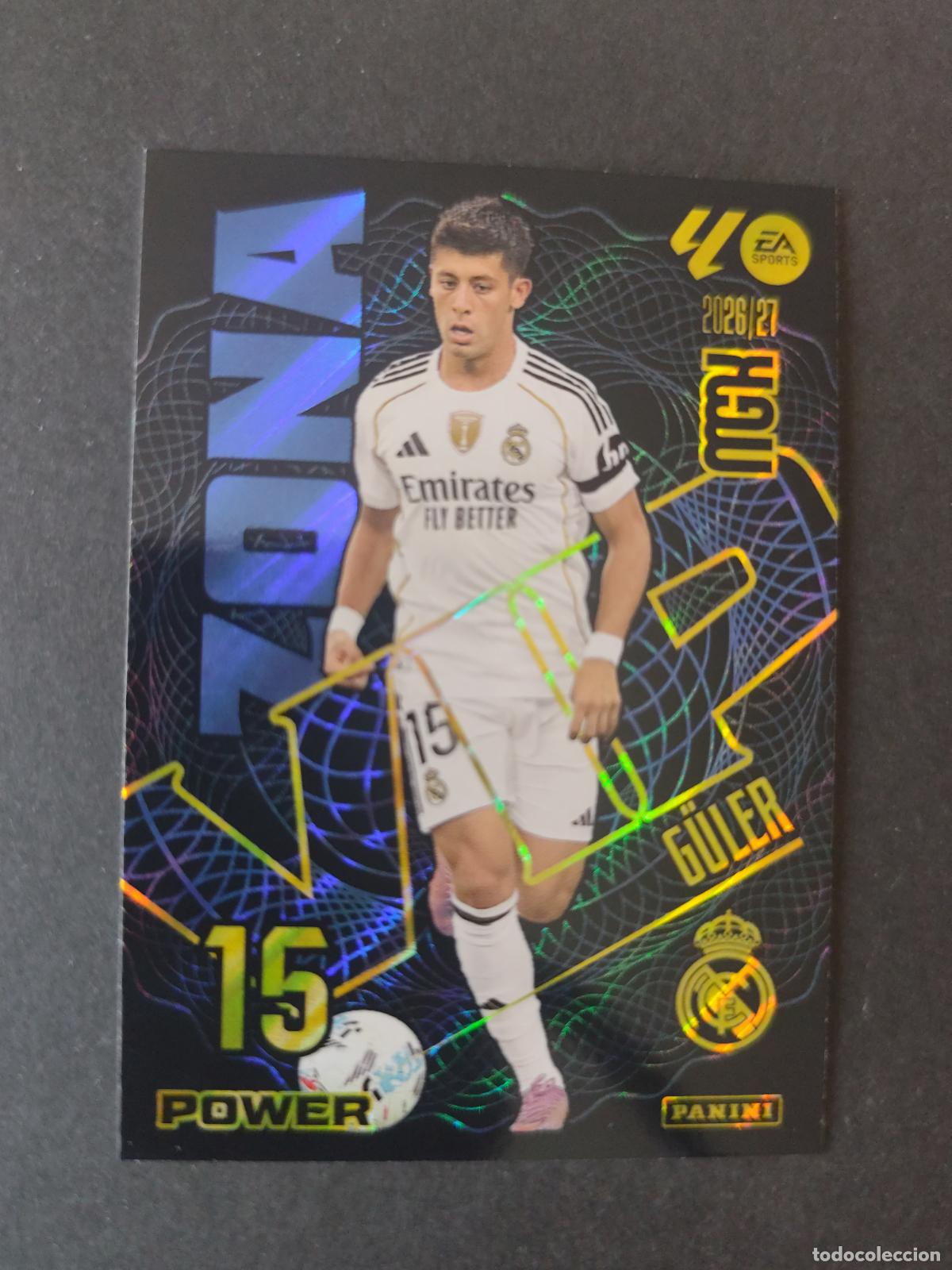 Cromos de Futebol: P396 396P G&Uuml;LER REAL MADRID ZONA VIP POWER PARALELA MEGACRACKS 2026 2027 26 27
