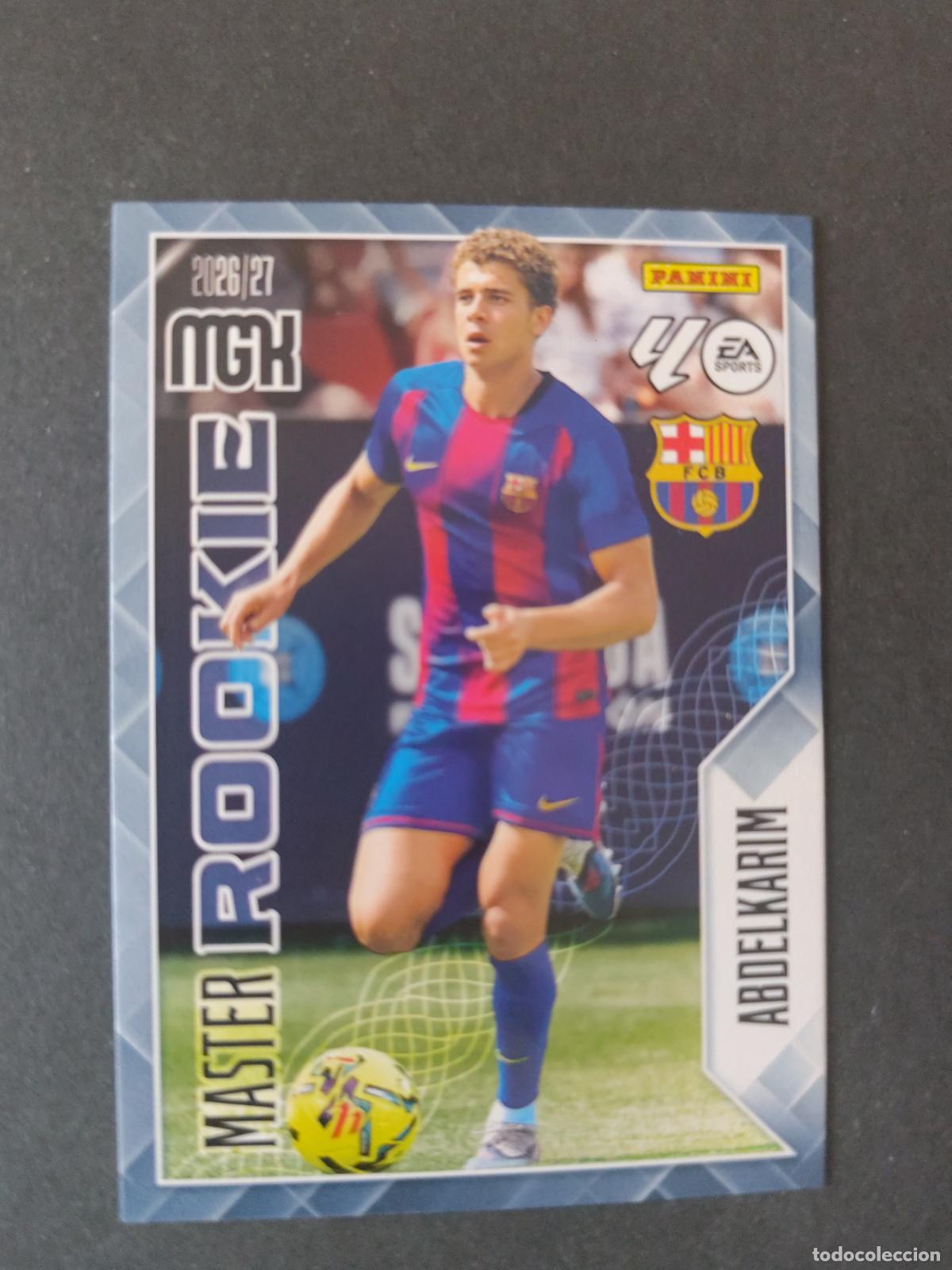 Cromos de Futebol: 406 ABDELKARIM BARCELONA MASTER ROOKIE MEGACRACKS 2026 2027 26 27
