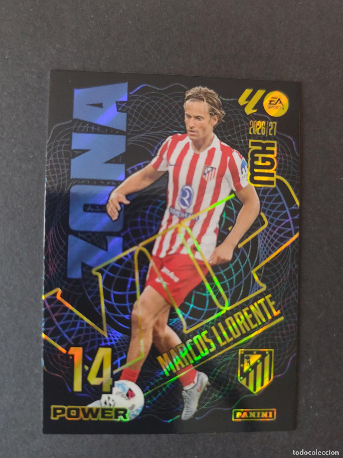 Cromos de Futebol: P401 401P MARCOS LLORENTE ATL&Eacute;TICO MADRID ZONA VIP POWER PARALELA MEGACRACKS 2026 2027 26 27