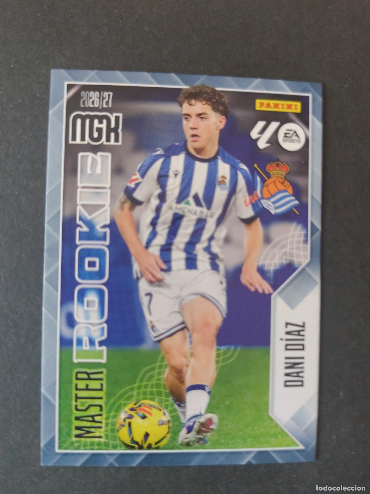 Cromos de Futebol: 411 DANI D&Iacute;AZ REAL SOCIEDAD MASTER ROOKIE MEGACRACKS 2026 2027 26 27