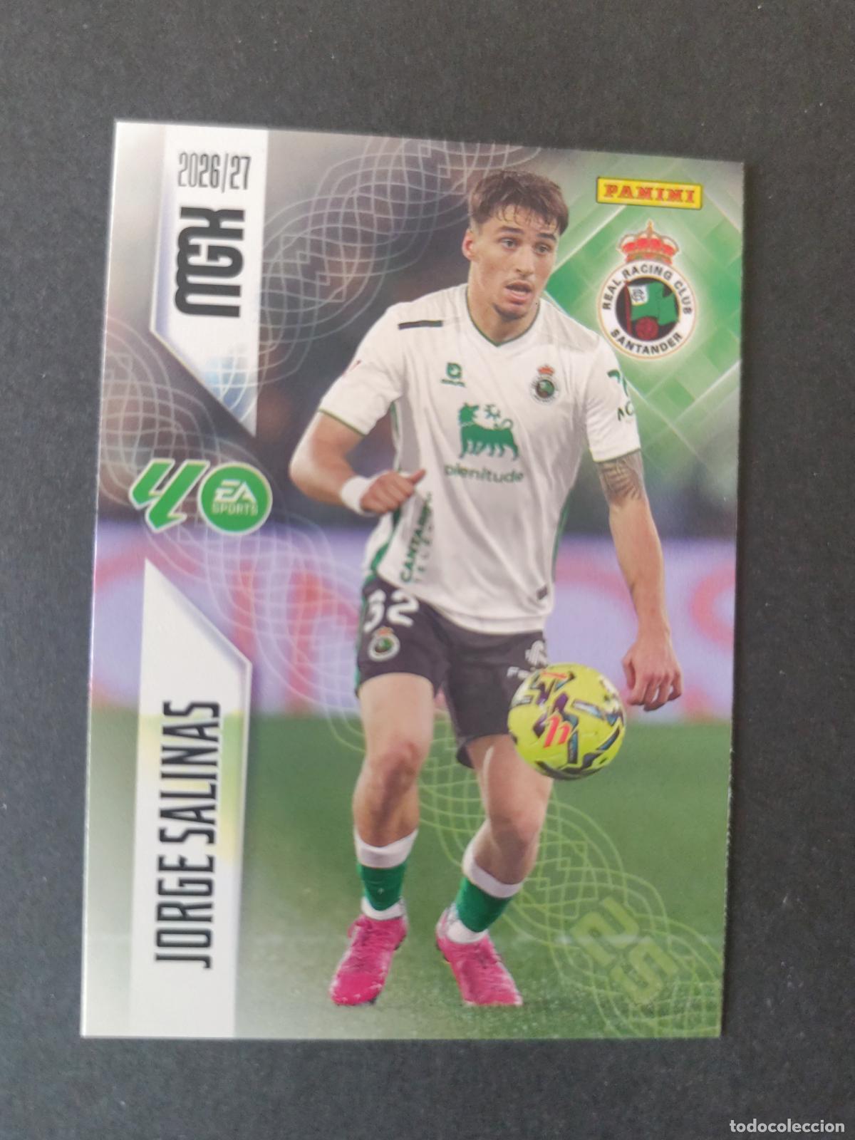 Cromos de Futebol: 279 JORGE SALINAS RACING SANTANDER MEGACRACKS 2026 2027 26 27