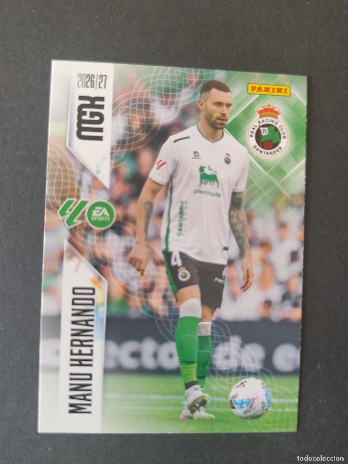Cromos de Futebol: 278 MANU HERNANDO RACING SANTANDER MEGACRACKS 2026 2027 26 27