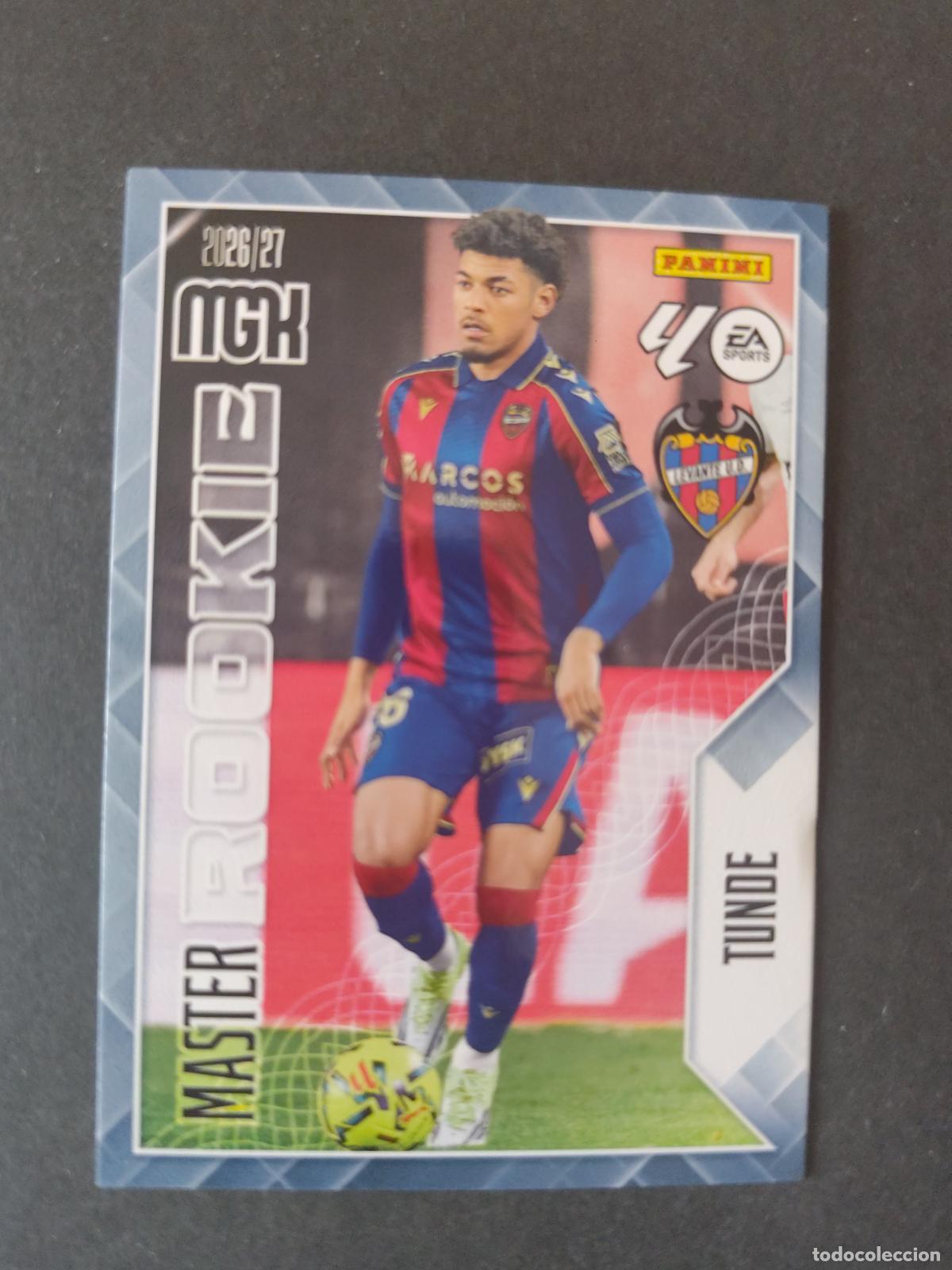 Cromos de Futebol: 421 TUNDE LEVANTE MASTER ROOKIE MEGACRACKS 2026 2027 26 27