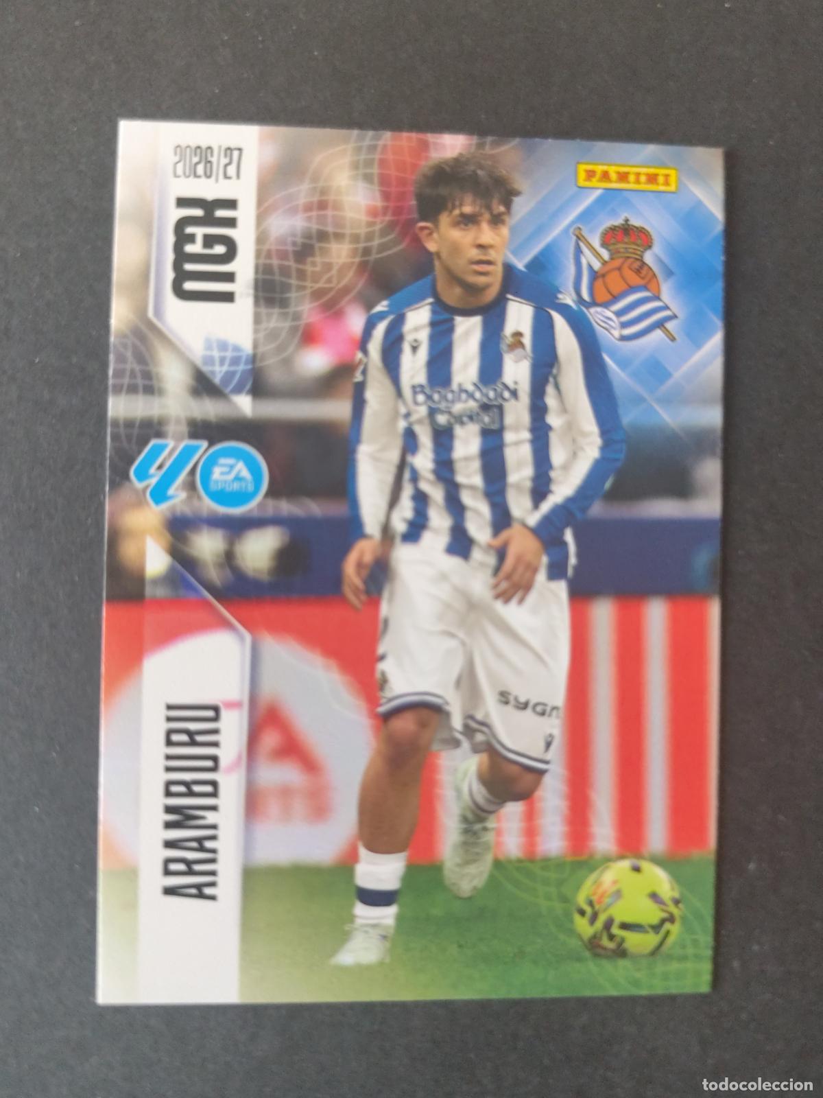 Cromos de Futebol: 310 ARAMBURU REAL SOCIEDAD MEGACRACKS 2026 2027 26 27