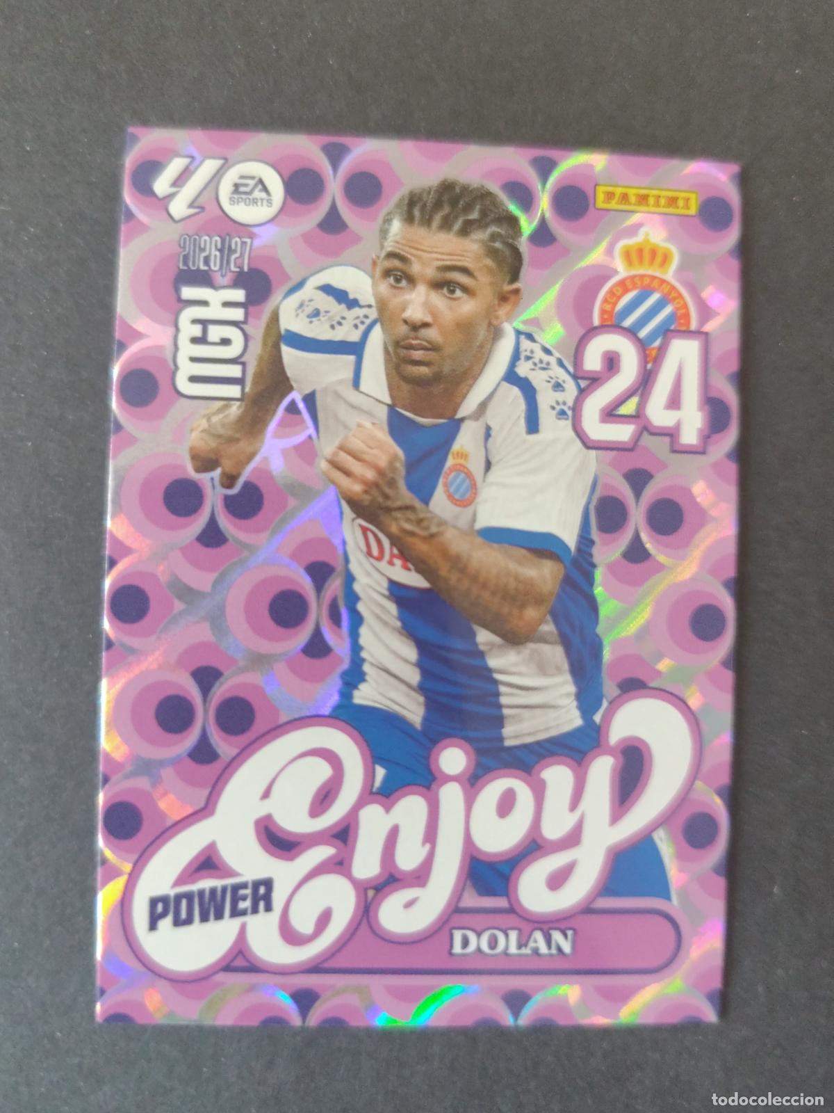 Figurine di Calcio: P382 382P DOLAN ESPANYOL ENJOY POWER PARALELA MEGACRACKS 2026 2027 26 27