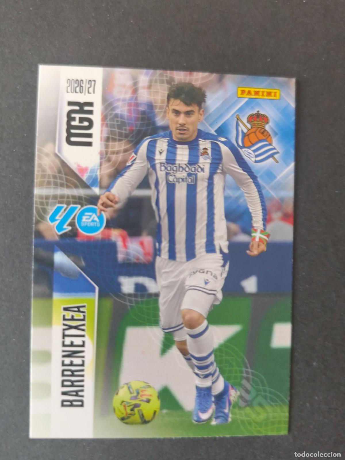 Figurine di Calcio: 321 BARRENETXEA REAL SOCIEDAD MEGACRACKS 2026 2027 26 27