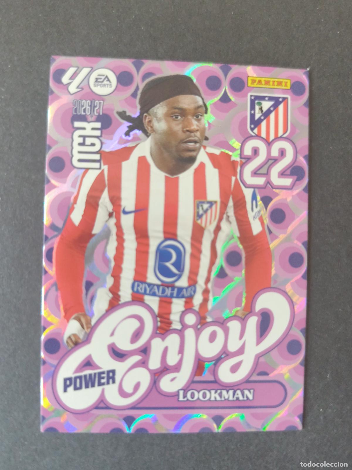 Figurine di Calcio: P385 385P LOOKMAN ATL&Eacute;TICO MADRID ENJOY POWER PARALELA MEGACRACKS 2026 2027 26 27
