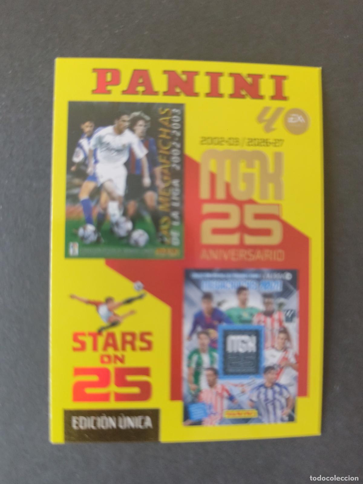 Figurine di Calcio: 424 MGK 25 ANIVERSARIO STARS ON 25 EDICI&Oacute;N &Uacute;NICA MEGACRACKS 2026 2027 26 27
