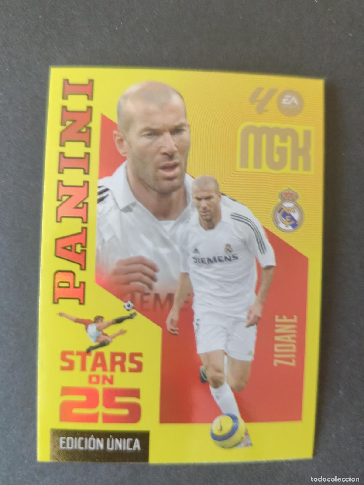 Figurine di Calcio: 430 ZIDANE REAL MADRID STARS ON 25 EDICI&Oacute;N &Uacute;NICA MEGACRACKS 2026 2027 26 27