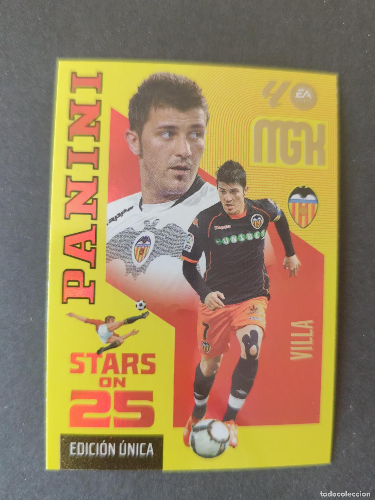 Figurine di Calcio: 435 VILLA VALENCIA STARS ON 25 EDICI&Oacute;N &Uacute;NICA MEGACRACKS 2026 2027 26 27