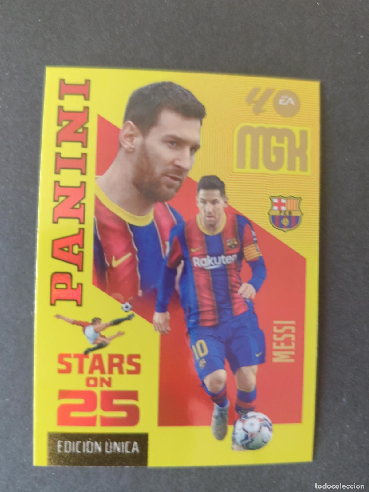 Figurine di Calcio: 440 MESSI BARCELONA STARS ON 25 EDICI&Oacute;N &Uacute;NICA MEGACRACKS 2026 2027 26 27