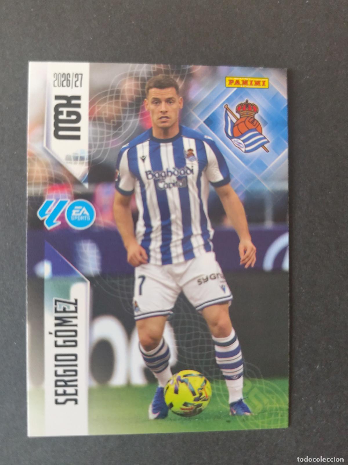 Cromos de Futebol: 313 SERGIO G&Oacute;MEZ REAL SOCIEDAD MEGACRACKS 2026 2027 26 27