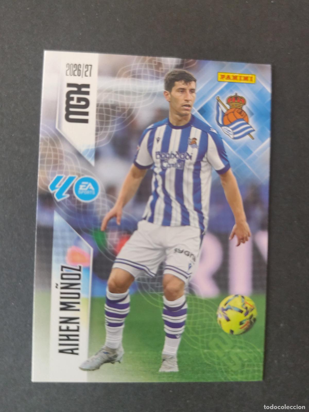 Cromos de Futebol: 314 AIHEN MU&Ntilde;OZ REAL SOCIEDAD MEGACRACKS 2026 2027 26 27
