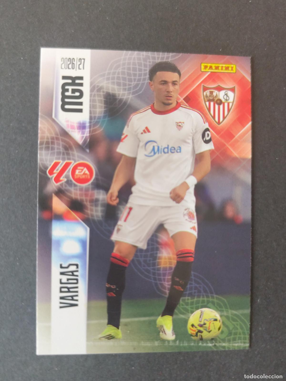 Cromos de Futebol: 337 VARGAS SEVILLA MEGACRACKS 2026 2027 26 27