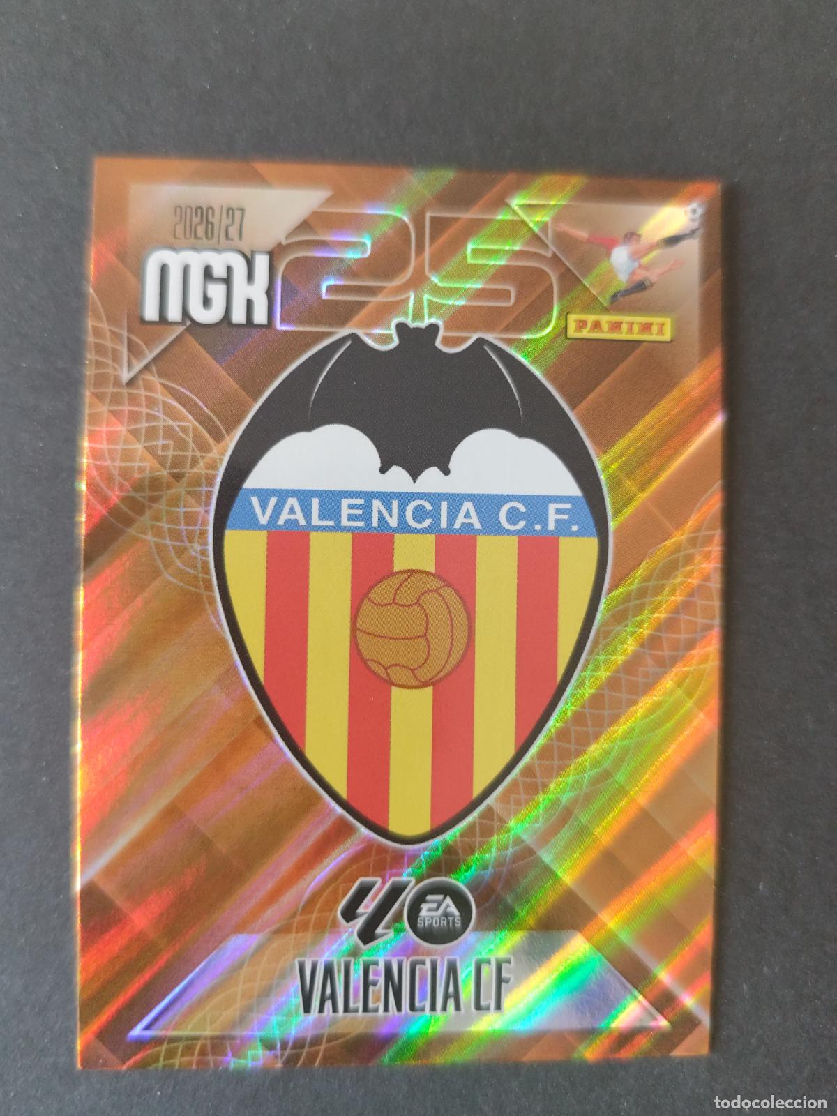 Cromos de Futebol: 343 ESCUDO VALENCIA MEGACRACKS 2026 2027 26 27