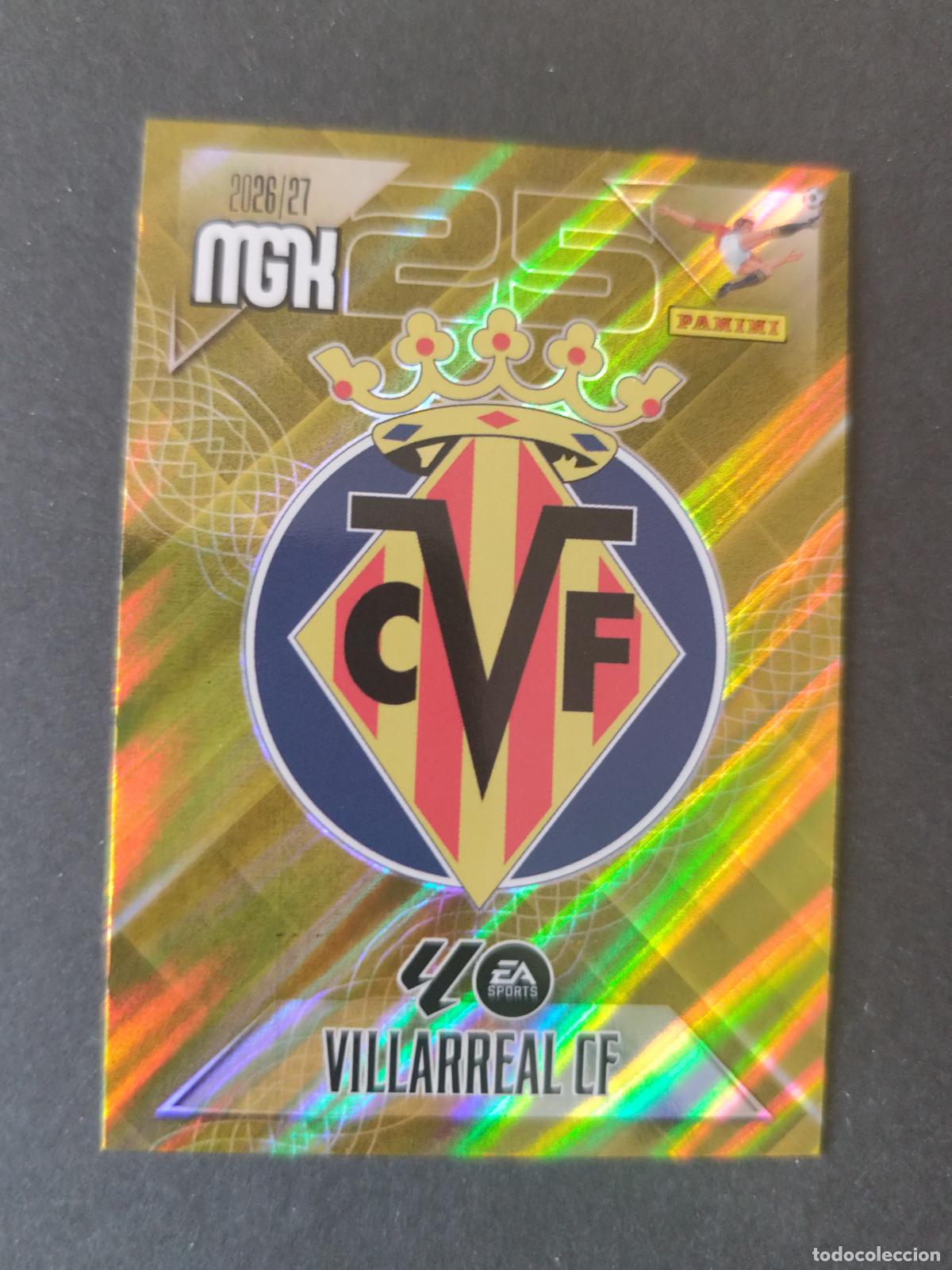 Cromos de f&uacute;tbol: 361 ESCUDO VILLARREAL MEGACRACKS 2026 2027 26 27