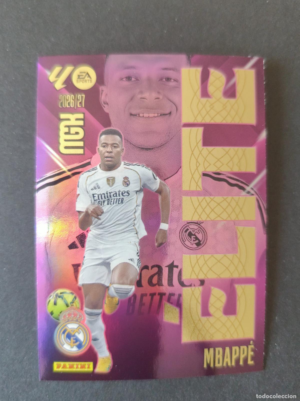 Cromos de Futebol: 10 MBAPP&Eacute; REAL MADRID &Eacute;LITE MEGACRACKS 2026 2027 26 27