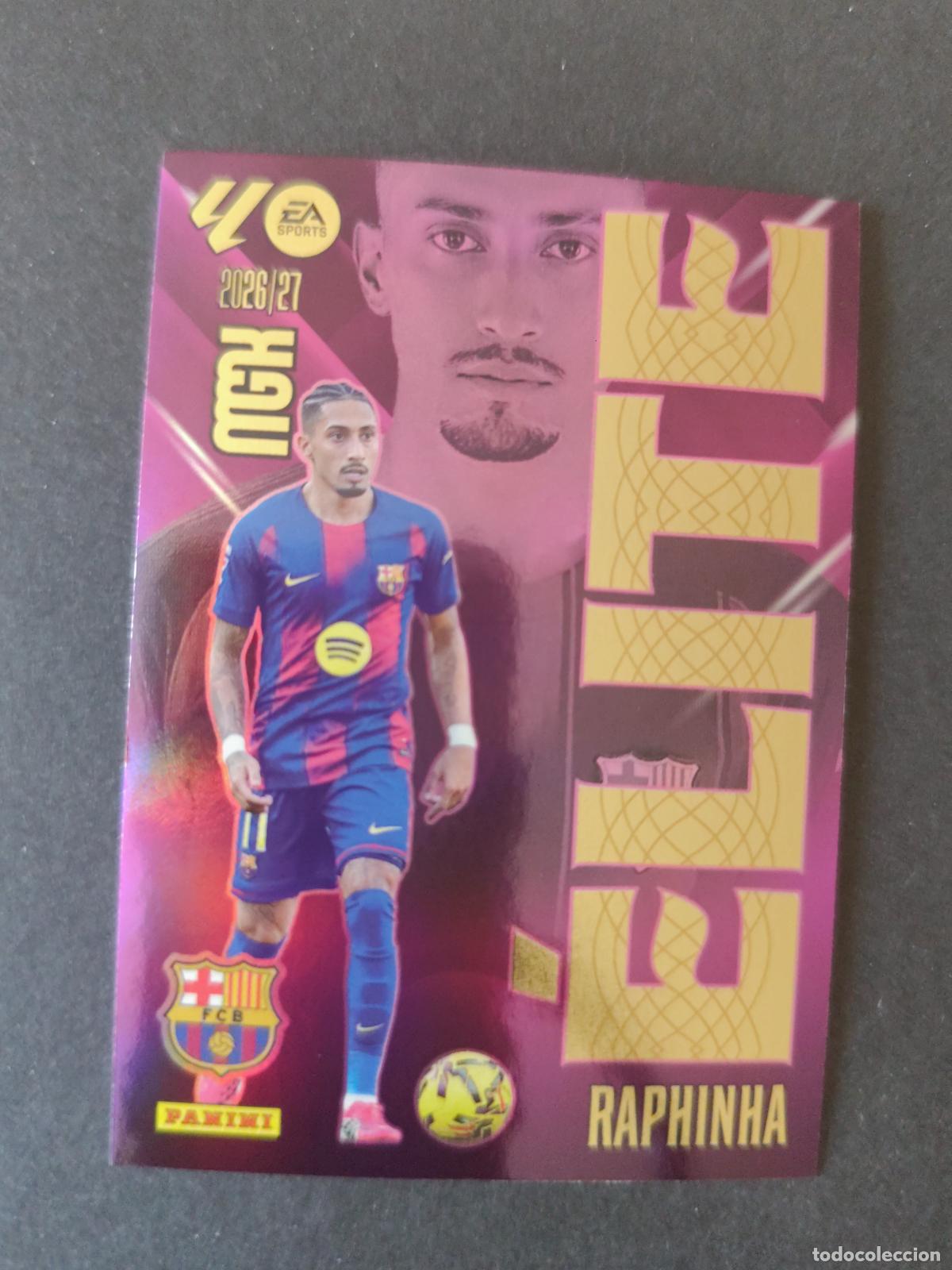 Cromos de Futebol: 16 RAPHINHA BARCELONA &Eacute;LITE MEGACRACKS 2026 2027 26 27
