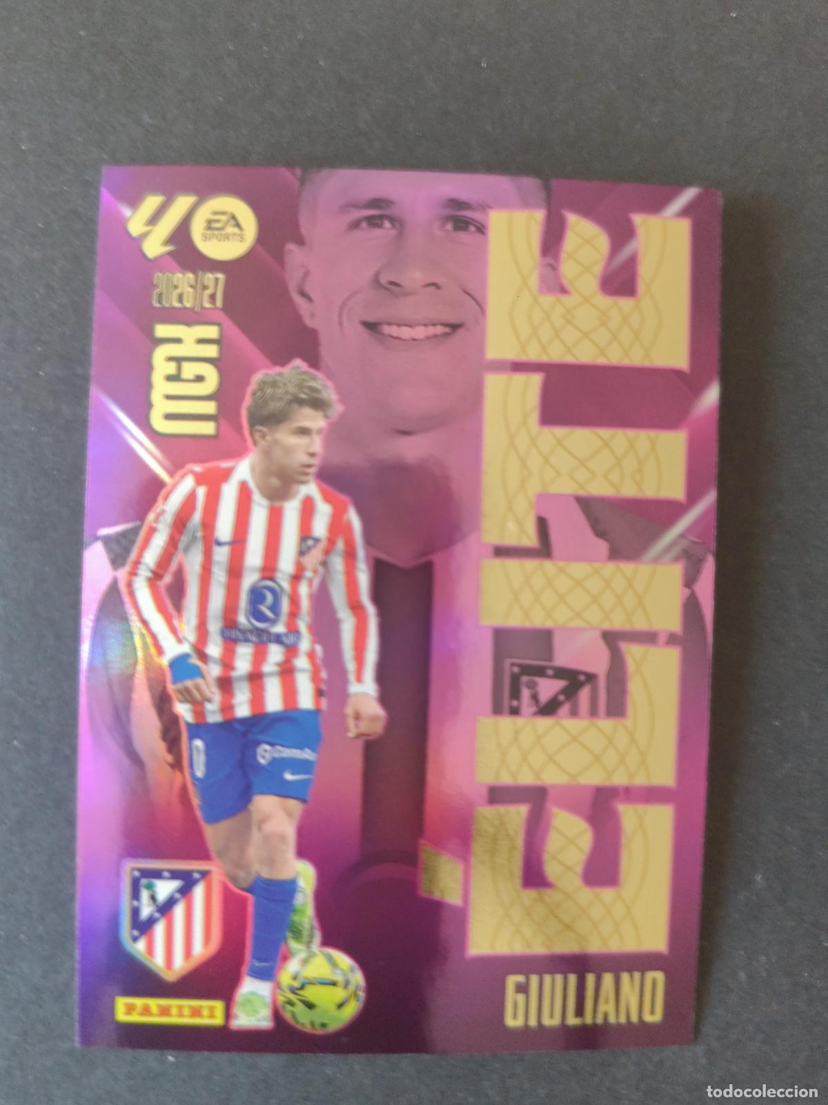 Cartes &agrave; collectionner de Football: 7 GIULIANO ATL&Eacute;TICO MADRID &Eacute;LITE MEGACRACKS 2026 2027 26 27