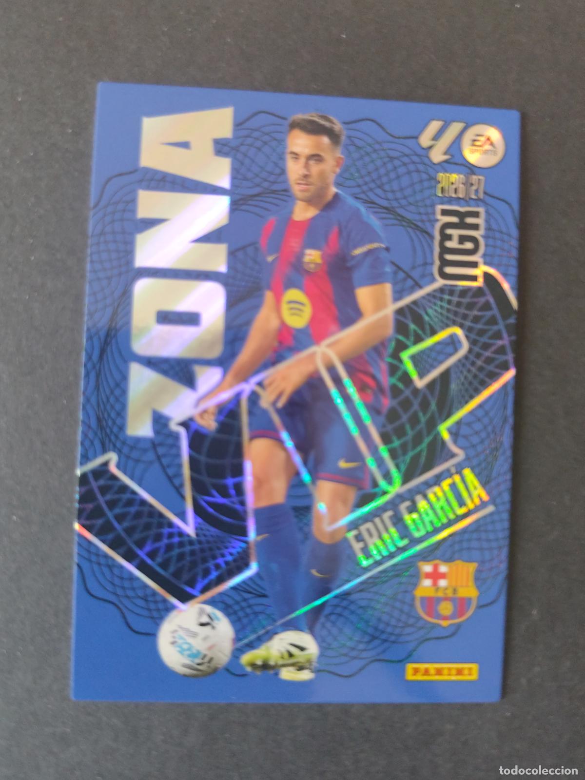 Cartes &agrave; collectionner de Football: 393 ERIC GARC&Iacute;A BARCELONA ZONA VIP MEGACRACKS 2026 2027 26 27