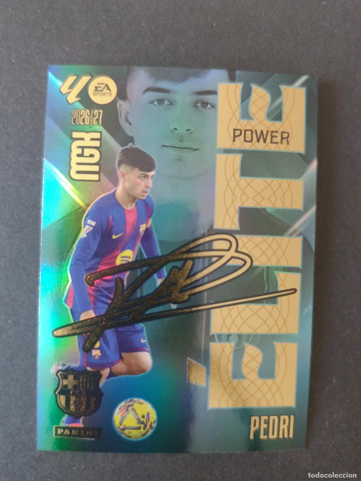 Cartes &agrave; collectionner de Football: P15 15P PEDRI BARCELONA &Eacute;LITE POWER FIRMA MEGACRACKS 2026 2027 26 27