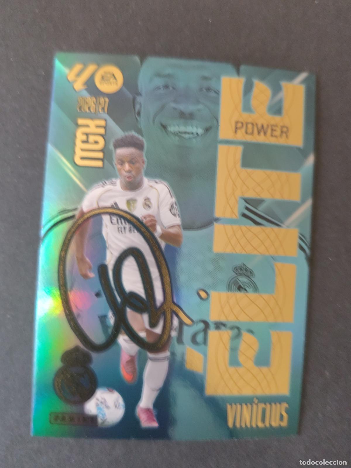 Cartes &agrave; collectionner de Football: P18 18P VIN&Iacute;CIUS REAL MADRID &Eacute;LITE POWER FIRMA MEGACRACKS 2026 2027 26 27