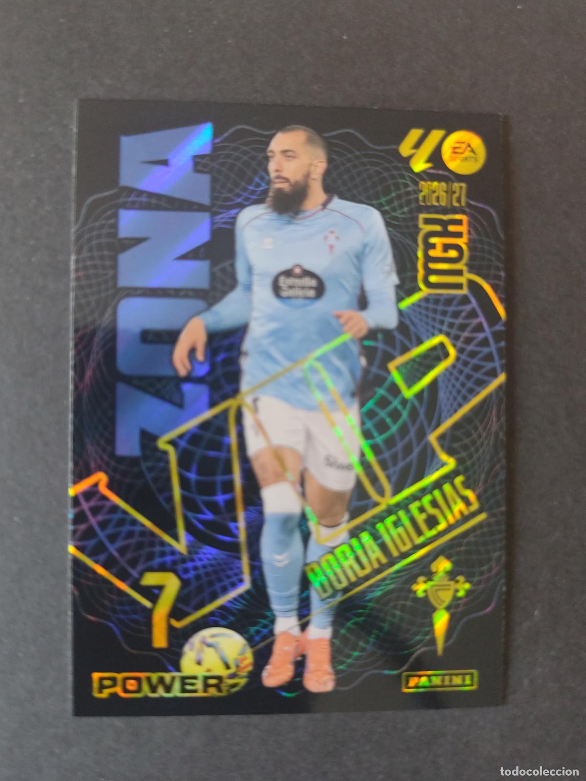 Cartes &agrave; collectionner de Football: P389 389P BORJA IGLESIAS CELTA VIGO ZONA VIP POWER PARALELA MEGACRACKS 2026 2027 26 27