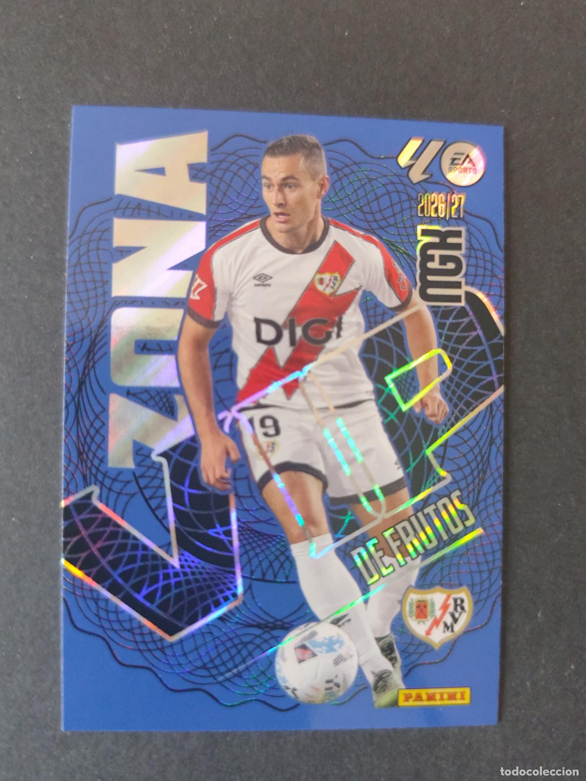 Cartes &agrave; collectionner de Football: 392 DE FRUTOS RAYO VALLECANO ZONA VIP MEGACRACKS 2026 2027 26 27