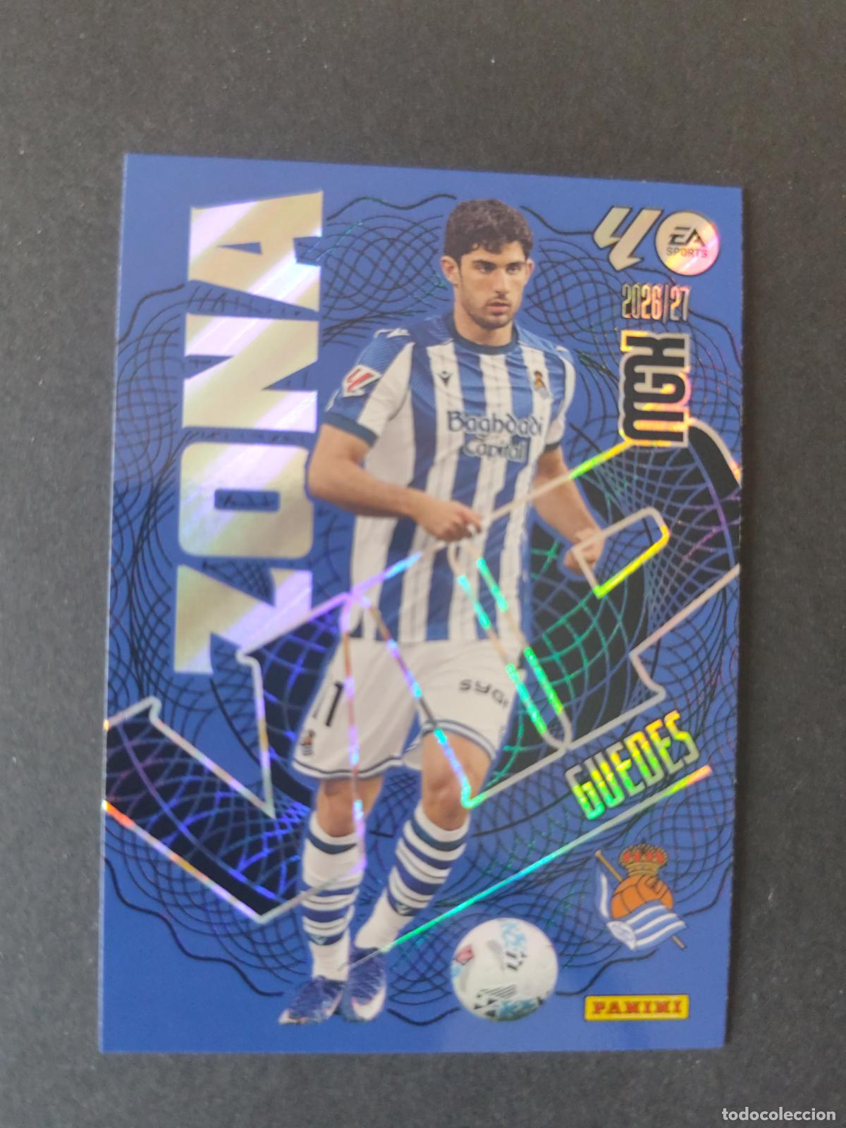 Cartes &agrave; collectionner de Football: 395 GUEDES REAL SOCIEDAD ZONA VIP MEGACRACKS 2026 2027 26 27