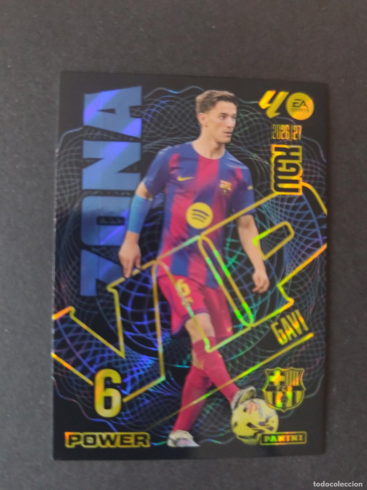 Cartes &agrave; collectionner de Football: P394 394P GAVI BARCELONA ZONA VIP POWER PARALELA MEGACRACKS 2026 2027 26 27