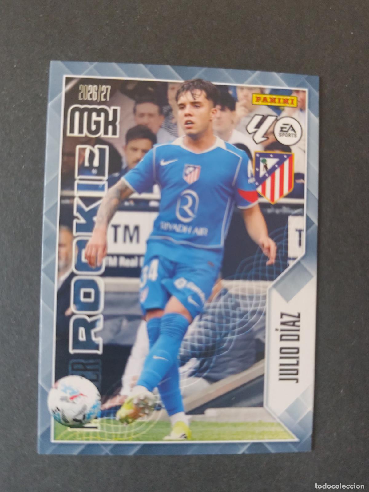 Cartes &agrave; collectionner de Football: 415 JULIO D&Iacute;AZ ATL&Eacute;TICO MADRID MASTER ROOKIE MEGACRACKS 2026 2027 26 27