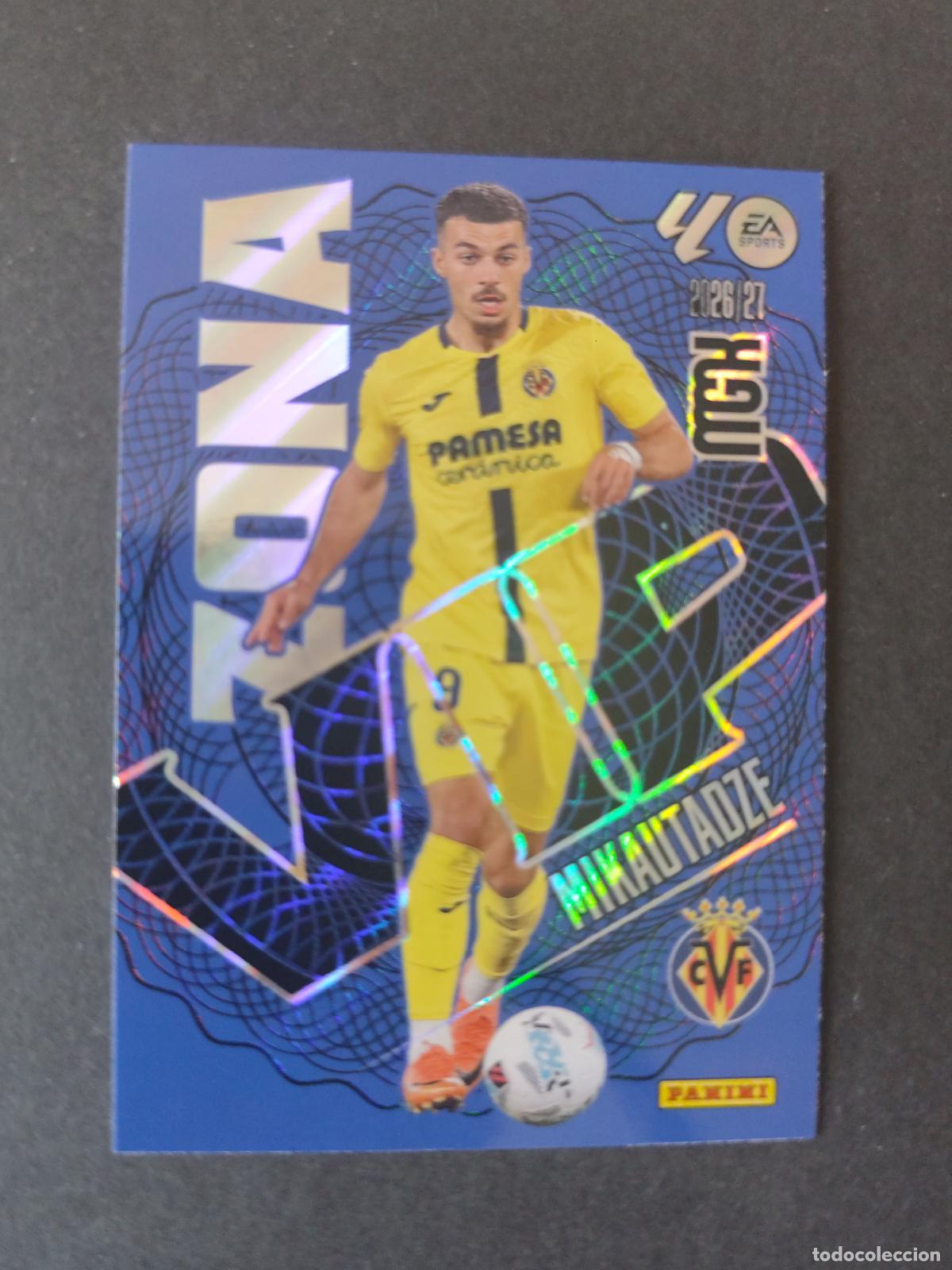 Cromos de Futebol: 402 MIKAUTADZE VILLARREAL ZONA VIP MEGACRACKS 2026 2027 26 27
