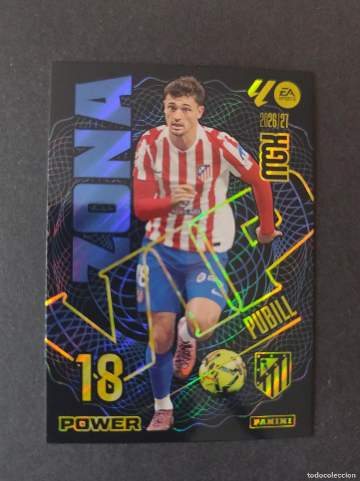 Cromos de Futebol: P404 404P PUBILL ATL&Eacute;TICO MADRID ZONA VIP POWER PARALELA MEGACRACKS 2026 2027 26 27
