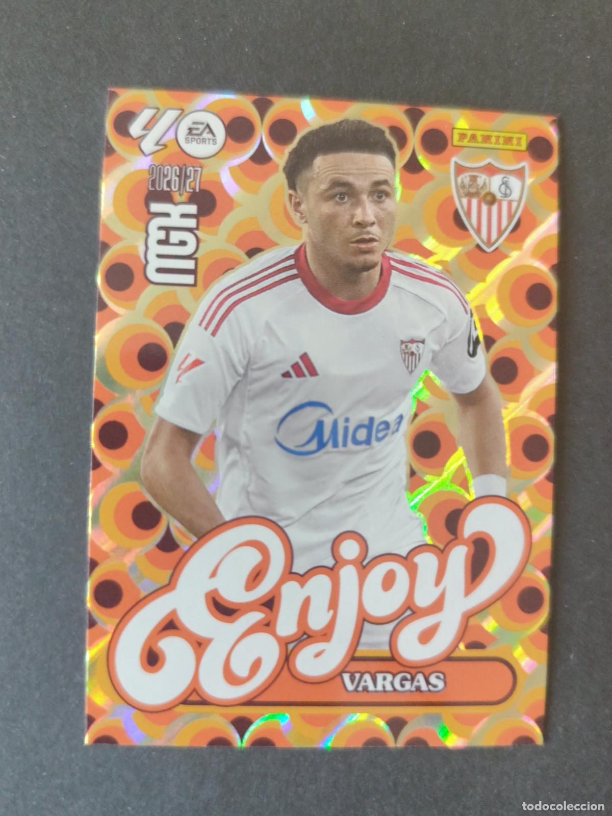 Cromos de Futebol: 387 VARGAS SEVILLA ENJOY MEGACRACKS 2026 2027 26 27