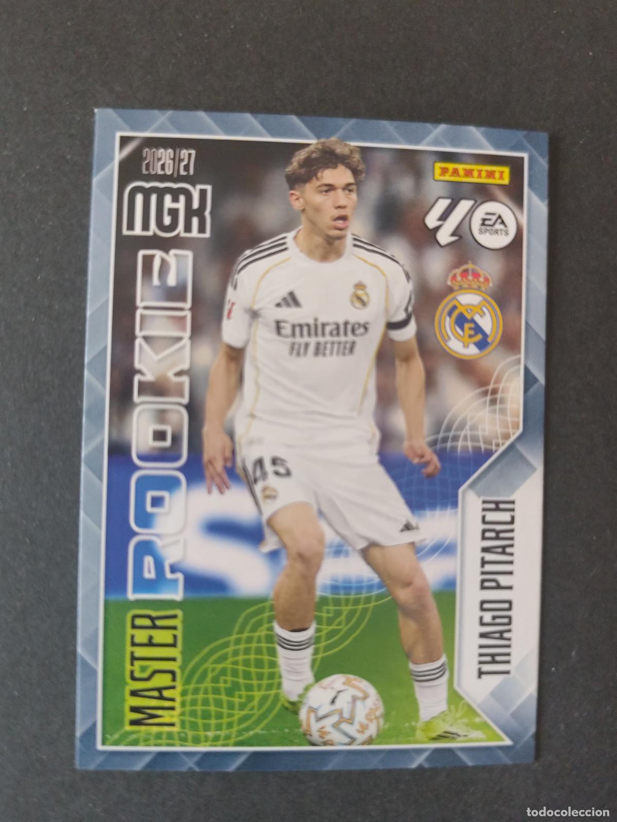 Cromos de Futebol: 419 THIAGO PITARCH REAL MADRID MASTER ROOKIE MEGACRACKS 2026 2027 26 27