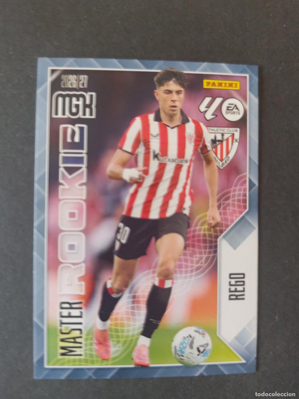 Cromos de Futebol: 418 REGO ATHLETIC BILBAO MASTER ROOKIE MEGACRACKS 2026 2027 26 27