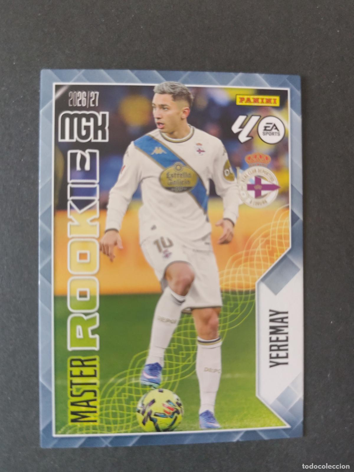 Cromos de Futebol: 423 YEREMAY DEPORTIVO CORU&Ntilde;A MASTER ROOKIE MEGACRACKS 2026 2027 26 27